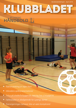 lyseng håndbold klubbladet april 2016